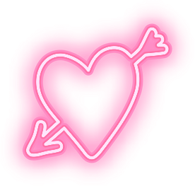 Illustration of Bright Cupid Heart